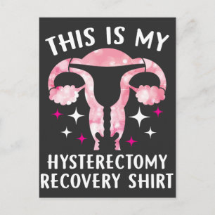 Det här är min Hysterectomy Recovery Shirt Vykort