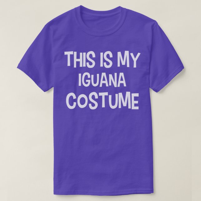Det här är min IGUANA Costume Halloween Simple Cos T Shirt (Design framsida)