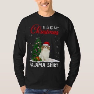 Det här är min japanska Hund Pajama i Julafton T Shirt
