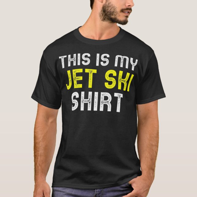 Det här är min Jet Ski Älskare JetSki Skiing Funny T Shirt (Framsida)