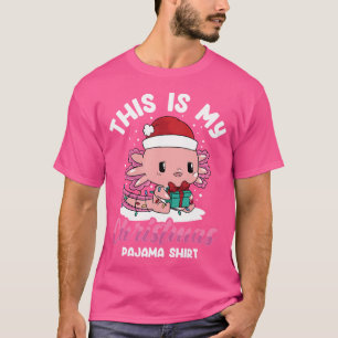 Det här är min jul Axoltol Salamander Kawaii T Shirt