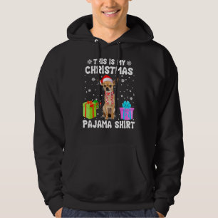 Det här är min jul Chihuahua Hund Pajama Puppy Hoodie