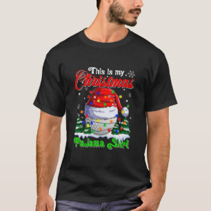 Det här är min jul Golf Pajama Shirt Julafton T Shirt