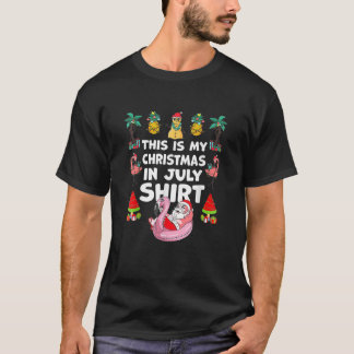 Det här är min jul i juli, sommar t shirt