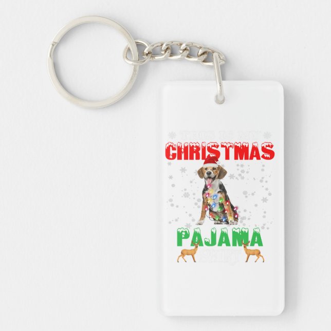 Det här är min jul Pajama Beagle Älskare-jul (Framsidan)