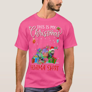 Det här är min jul Pajama Ferrets julklapp T Shirt