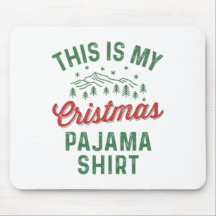 Det här är min jul Pajama Funny Manar Women Pj Xma Musmatta