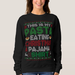 Det här är min jul Pajama Funny Pasta Älskare Ugly T Shirt