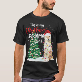 Det här är min jul Pajama Funny Shiba Inu Hund Lo T Shirt