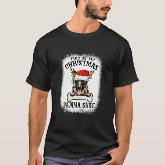 Det här är min jul Pajama German Shepherd Hund Li T Shirt