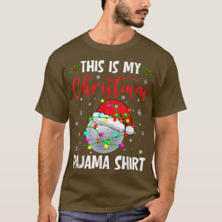 Det här är min jul Pajama Golf Kärlek T Shirt