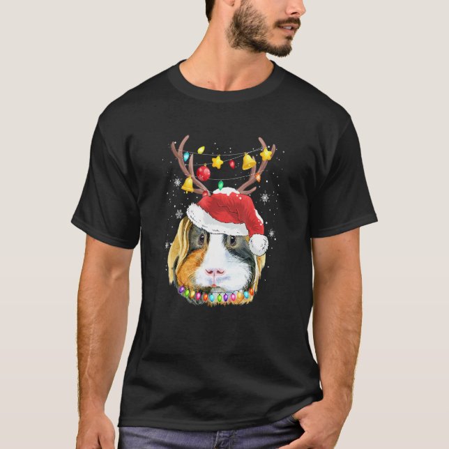 Det här är min jul Pajama Guinea-Gris-jul L T Shirt (Framsida)