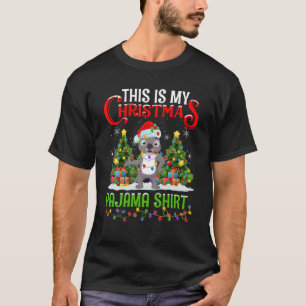 Det här är min jul Pajama Koala-jul T Shirt