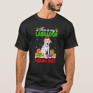 Det här är min jul Pajama Labrador-Hund T Shirt