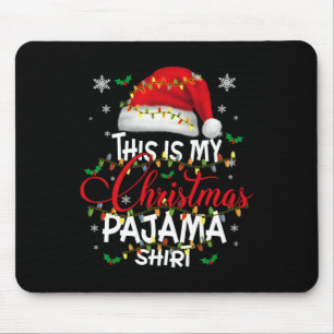 Det här är min jul Pajama Ljus Manar Women Kid Musmatta