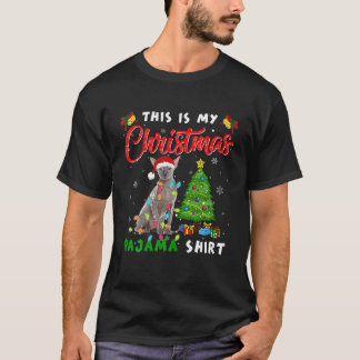 Det här är min jul Pajama Peterbald Älskare T Shirt