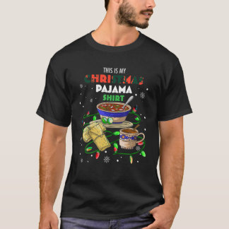 Det här är min jul Pajama Pozole Tamales Champur T Shirt