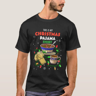 Det här är min jul Pajama Pozole Tamales Champur T Shirt