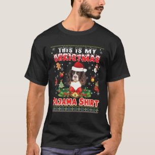 Det här är min Jul Pajama Shirt English Springer T Shirt