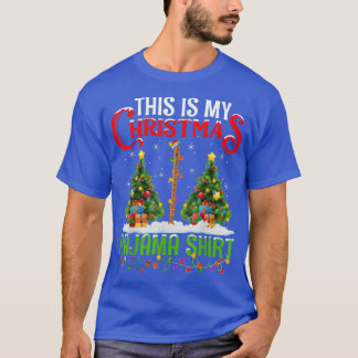 Det här är min jul Pajama Shirt Flute Music Chri T Shirt