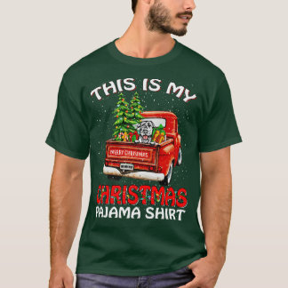 Det här är min jul Pajama Shirt Irish Wolfhound T Shirt