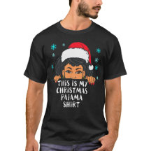 Det här är min Jul Pajama Shirt Julafton Sweater