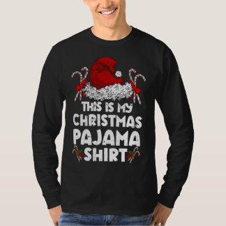 Det här är min jul Pajama Shirt Julafton T