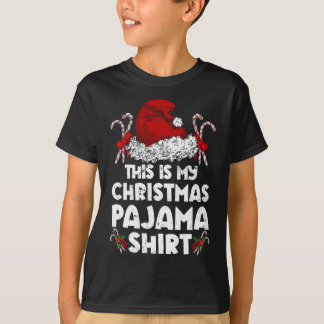 Det här är min jul Pajama Shirt Julafton T