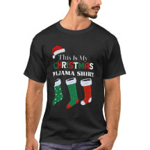 Det här är min jul Pajama Shirt T-Shirt
