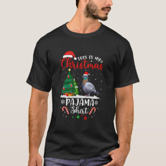 Det här är min jul Pajama Shirt Träd Light Julafto T Shirt
