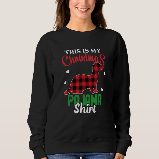 Det här är min jul Pajama T Shirt (Framsida)