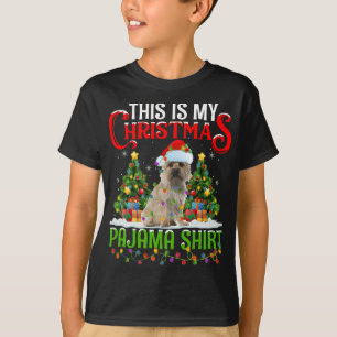 Det här är min jul Pajama Terrier-Hund jul T Shirt