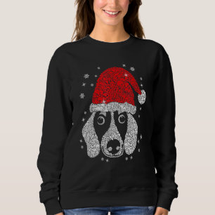 Det här är min jul, Pijama Santa Hat Dachshund T Shirt