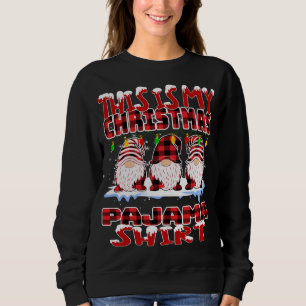 Det här är min julbuffalo Play Gnomes Funny Xm T Shirt