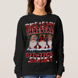 Det här är min julbuffalo Play Gnomes Funny Xm T Shirt