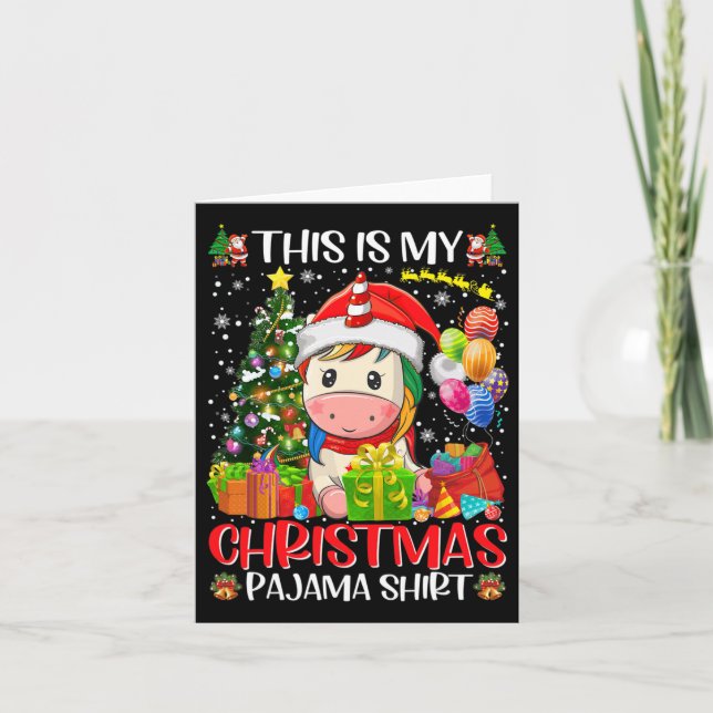 Det här är min Julenmajs Julafton Women Girls Fami Kort (Framsida)