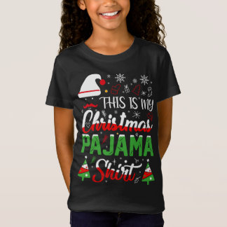 Det här är min julfamilj Pajama Julafton T Shirt