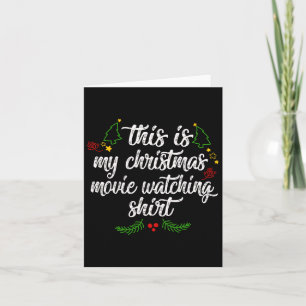 Det här är min julfilm som tittar på Gift Julafton Kort