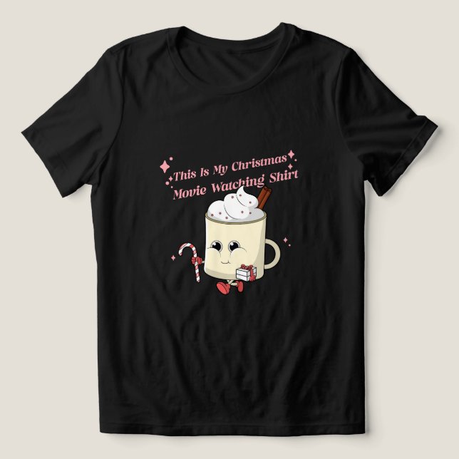 Det här är min julfilm som tittar på Shirt T (Design Framsida)
