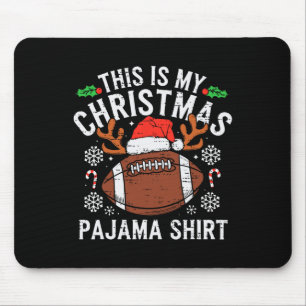 Det här är min julfotboll Pajama Shirt Sport Musmatta