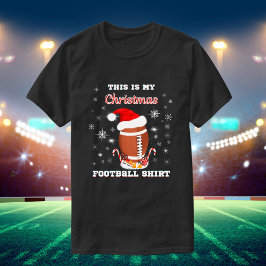 Det här är min julfotbollströja med snacks t shirt