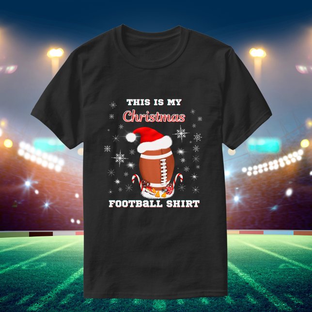 Det här är min julfotbollströja med snacks t shirt (Skapare uppladdad)