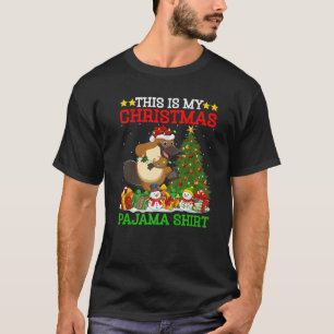 Det här är min Julgran Pajamas Ljus Platypus T Shirt