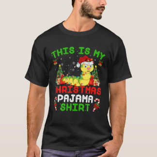 Det här är min juljul Pajama Caterpelare T Shirt