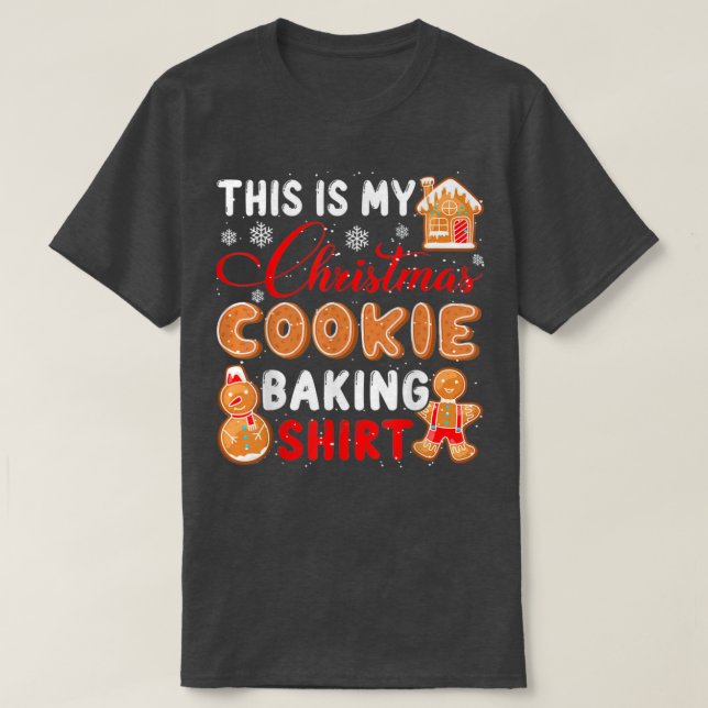 Det här är min julkaka som Baking Mamma T Shirt (Design framsida)
