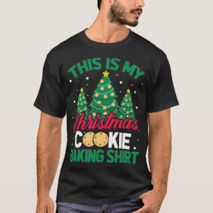 Det här är min julkaka som gör Julafton Träd T Shirt