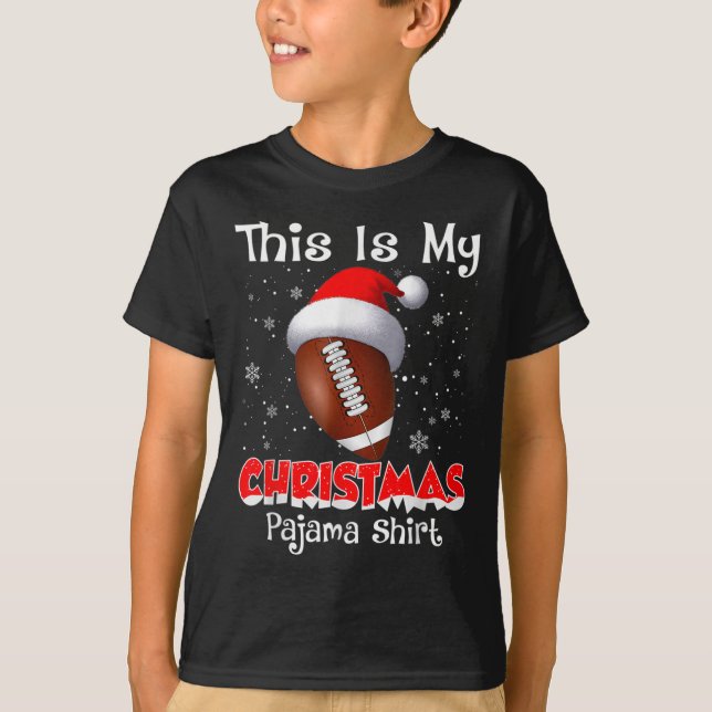 Det här är min julklapp för fotboll t shirt (Framsida)
