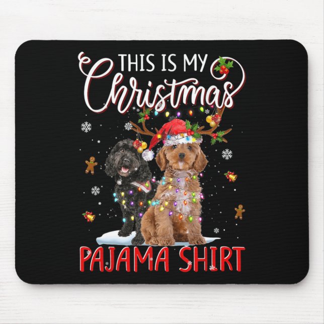 Det här är min julklapp Pajama Apoo-jul Ljus Musmatta (Framsidan)