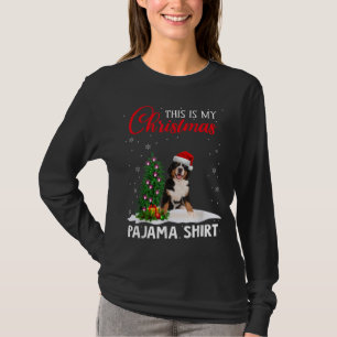 Det här är min julklapp Pajama Bernese Mountain Ju T Shirt
