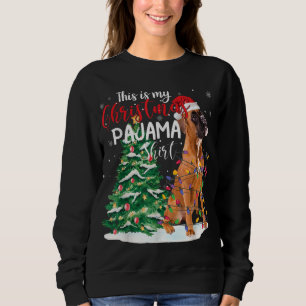 Det här är min julklapp Pajama Boxer Hund älskare T Shirt